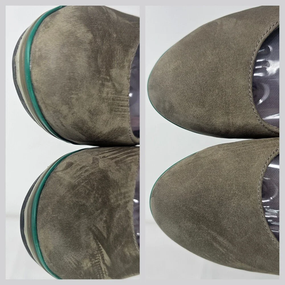 Merrell Elles Bungee Cord Ortholite Gray Suede Women’s Sz 7.5 Slip On Shoes
